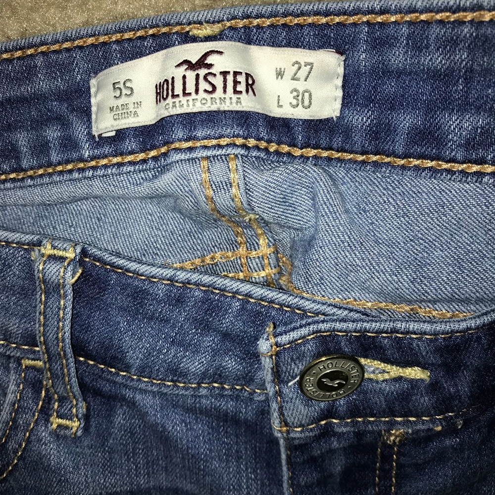 Barely Worn Hollister Light Wash Jeans